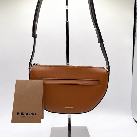 Burberry Olympia small shoulder bag in brown - Picture 1 of 13
